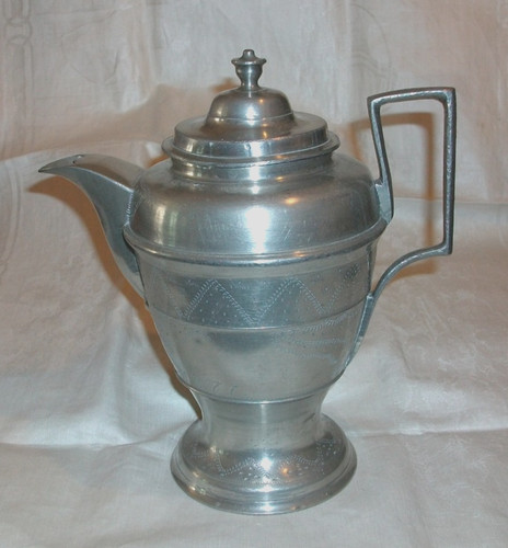 Alte zinn kaffeekanne von - -,