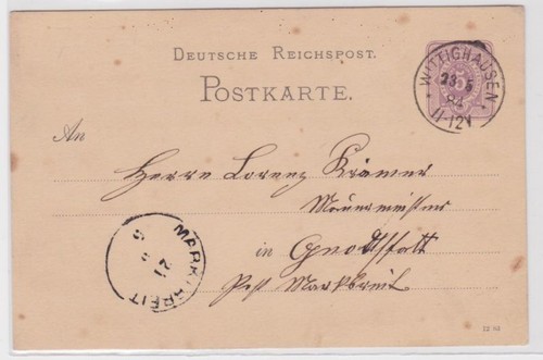 97586 ganzsachen postkarte p12 - 97586,