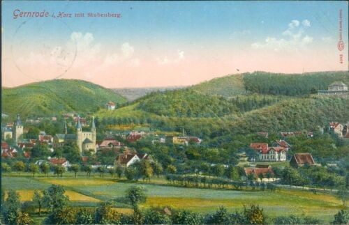 Ansichtskarte gernrode harz - ansichtskarte,
