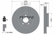 TEXTAR 92279405 Bremsscheibe für LORINSER,MERCEDES-BENZ,MERCEDES-BENZ (FJDA)