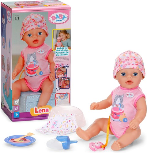 Baby born puppe lena - baby, pink
