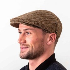 Irish Tweed Flat Cap Hut aus