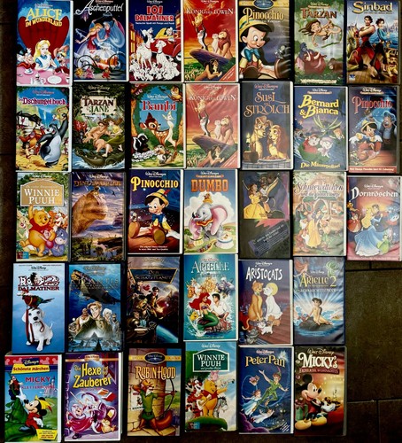 Walt disney videokassetten - disney,