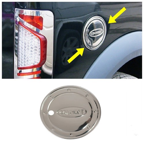 Chrome fuel tank deckel flap - fuel,