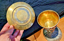 Kelch Messkelch Abendmahlkelch in komplett echt Silber chalice kelk 23cm