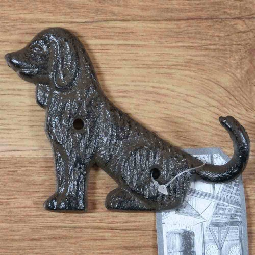 Garderobenhaken hund gusseisen - garderobenhaken,