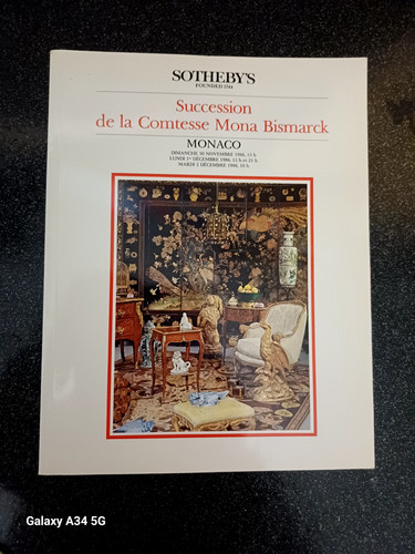 Katalog sotheby 1986 - sotheby,