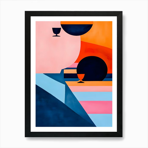 Sunrise kunstdruck gerahmte - 6,