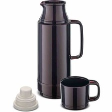 Rotpunkt Isolierflasche Isolierkanne 0,5l Black Cherry Thermoskanne mit Becher