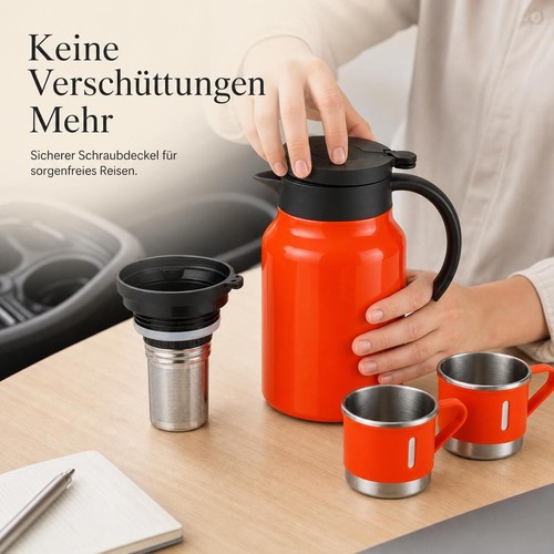 Warmhaltekanne metall mit - warmhaltekanne,