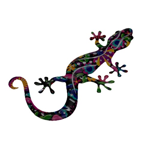 Wanddeko bunter gecko - wanddeko,