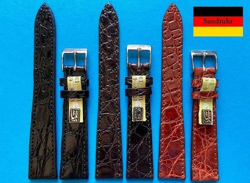Echt kroko uhrenarmband - echt,