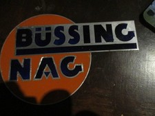 Schild Typenschild Büssing Diesel NAG S72 links Motorhaubenemblem