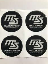4 x Logo Mazdaspeed Aufkleber