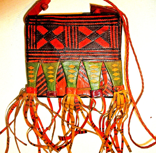 Täschchen afrika leder - täschchen, afrika,