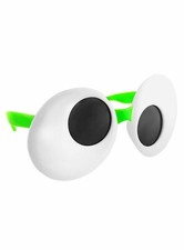 Comicaugen grün Partybrille -