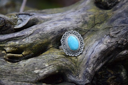 Ring silber mit amazonit - amazonit, gr