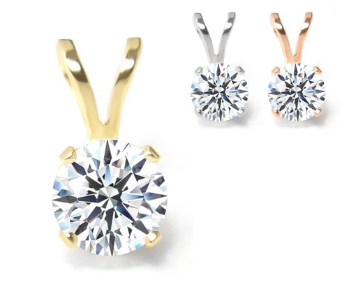 Diamant anhänger 585 - diamant,