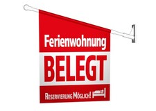 Werbefahne FERIENWOHNUNG