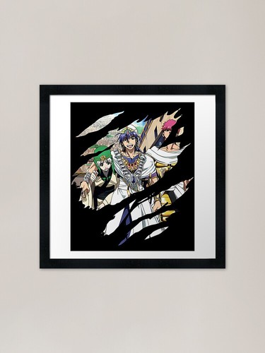 Gerahmter kunstdruck von anime - kunstdruck,