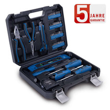 Scheppach Werkzeugkoffer WZK49 50-tlg. Zangen Schraubendreher Bits Hammer