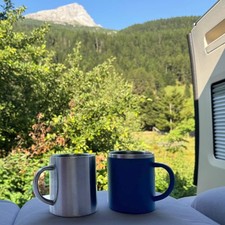 Edelstahl Tassen Camping 350