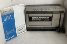 Sharp Video Cassette Recorder Vc-3300, Vintage Rare Bitte Lesen Teildefekt