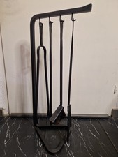 Außergewöhnliche Design Kamin Garnitur Kaminbesteck  Deutsche Arbeit neuwertig