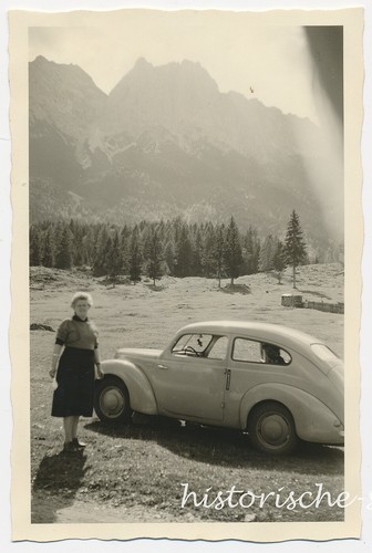 Grainau zugspitze 1954 auto - grainau,