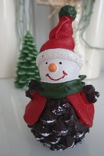 3D Weihnachtskerze Schneemann Figur Wachs Kerzen Kerzenfiguren Santa Weihnachten
