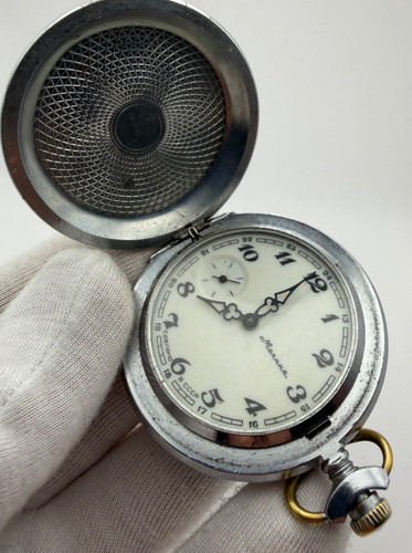 Vintage sowjetische taschenuhr - sowjetische,