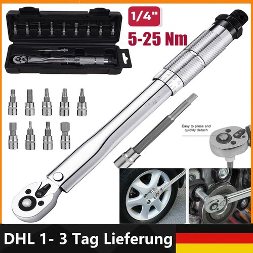 Drehmomentschlüssel 5 25 - drehmomentschlüssel, 1/4"