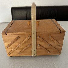 Holz nähkasten aus - holz-nähkasten, omas