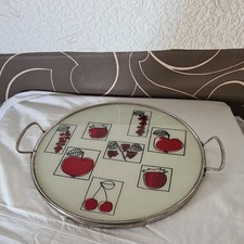 Tortenplatte Anbietplatte 50er