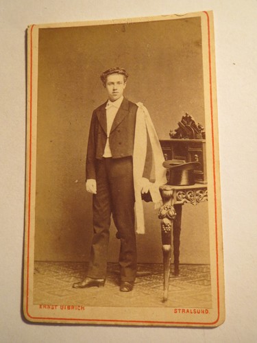 Stralsund 1870 junger mann - stralsund,