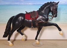 Dressur Dressursattel Set Kandare braun für Breyer Stone Resin Modellpferde