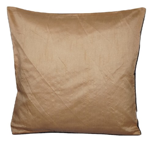 Beige dupionseide kissenbezug - beige,