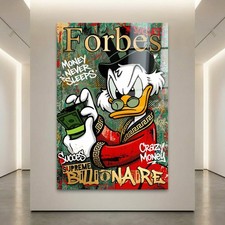 Dagobert wandbild forbes - wandbild,