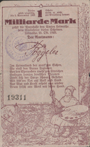 Letmathe amtskasse 1 - letmathe,