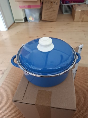 Emaille topf einmachtopf - emaille,