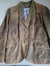 Meindl hirschleder jacke braun - hirschleder,