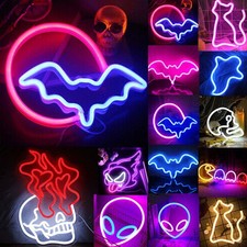 LED Leuchtreklame Halloween