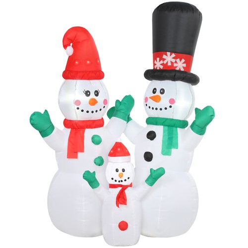 Aufblasbar schneemann familie - aufblasbar,