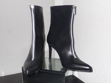 Leder-Stiefelette mit
