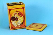 Maggi - alte Reklame Blechdose - Frau neben dampfender Suppen Terrine   /S114