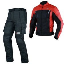 Motorrad kombi Herren Motorrad Jacke & Hose mit Protektoren Textil Kombi S-5XL