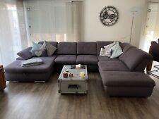 couch garnitur microfaser grau gebraucht