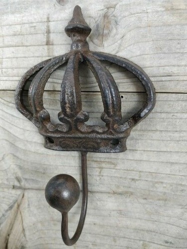 Wandhaken krone aus gusseisen - wandhaken,