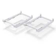 Tchibo 2er Set Kühlschrankkörbe, ausziehbar - B-Ware Transportschaden Kosmetisch