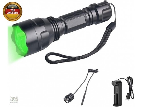 Taschenlampe jagd grün 1200 - jagd,